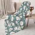 thumbnail image 3 of Hirioo Flower for Flannel Blanket, Cozy and Warm Throw for Bed or Couch ,Perfect for All Seasons-40"x30", 3 of 6