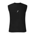 thumbnail image 2 of Nmnitkp Tank Tops Men Elastic Fabric Mens Tank Tops Summer,Fitness Breathable Absorption Loose Training Sleeveless Speed-drying Waistcoat Short-sleeved Fitness Clothes Black,4XL, 2 of 5
