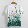 thumbnail image 4 of Daisy T Shirts Basic T-Shirt Short Sleeve Ladies Tee Shirt Summer Graphic Clothing, 4 of 5