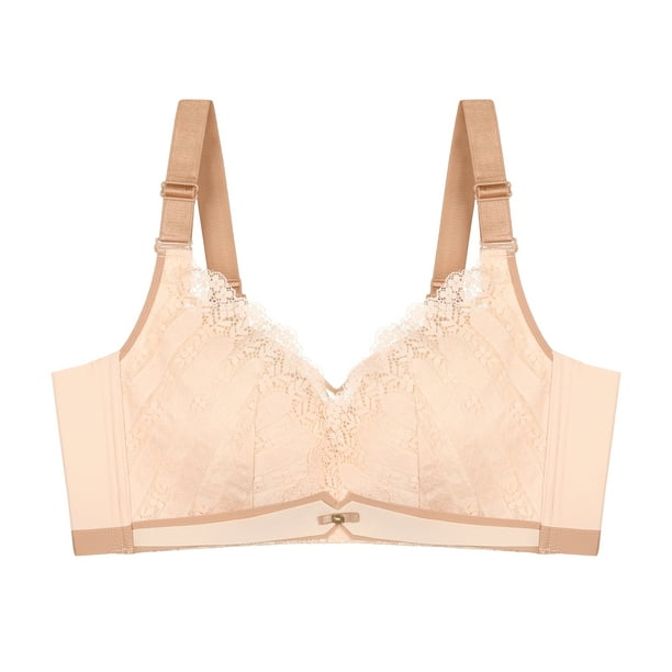 Women's Bra Comfort Push Up Plunge Bra Seamless Wireless T-Shirt Bras  (Color : Beige, Size : 36B) : : Clothing, Shoes & Accessories