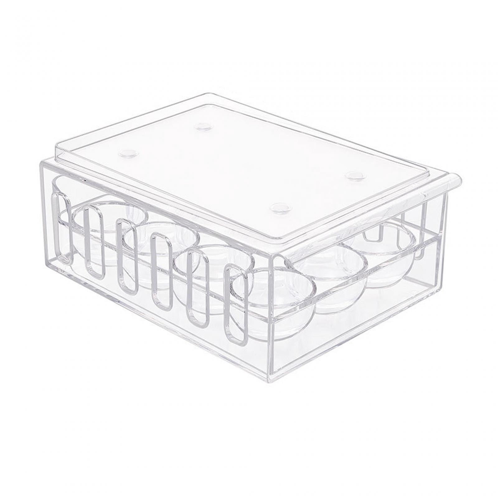 Nishiyuenyi Egg Container Fridge Storage Box Egg Basket Organiser Egg Fresh Storage Box with 12 Grids