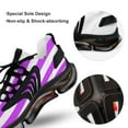 thumbnail image 7 of Aesthetic Purple And White Vertical Walking Shoes for Men Woman Lightweight Tennis Fashion Elastic Sports Shoes Cushion Basketball Shoes, 7 of 7