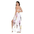 thumbnail image 3 of FORMRS Womens Beach Sarong Semi-Sheer Bikini Wrap Skirt Swimsuit Cover-ups, Ice Cream Pattern, 3 of 7