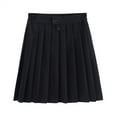 thumbnail image 4 of KTMKH A-Line Pleated Vintage Skirts for Women Girls Fashion School Uniform Solid Skirt Academic Style Skirt, 4 of 6