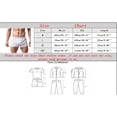 thumbnail image 2 of Underwear Men Quick Drying Double Layer Light Vertical Stripe Print Underwear Light Blue XXL, 2 of 3