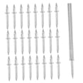 thumbnail image 6 of FOMIYES Double Headed Skirting Board Seamless Nail Iron Silver 50Pack 1.1X0.1X0.1In, 6 of 8
