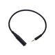thumbnail image 4 of Cable adaptador de audio Cable adaptador de audio de 3,5 mm a 6,5 mm Cable convertidor de 3,5 mm a hembra de 6,35 mm para micrófono / auricular Meterk  Cable adaptador de audio, 4 of 6