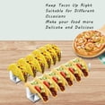 thumbnail image 2 of Soporte para tacos de material acero inoxidable Soporte para tacos Soporte para tacos para 6 tacos, apto para horno, parrilla y lavavajillas, 13,4 x, 2 of 7