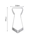 thumbnail image 4 of YAOMOBB Easter Baking Tool Easter Cookie Cutter St Patricks Day Hat Rainbow Clover Shape Reusable Easy Release Stainless Steel Mold, 4 of 7