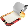 thumbnail image 2 of Square 2Pack PU Leather Elephant Cruise Luggage Tag with Privacy Cover and Name ID Tag for Travel Handbags Backpacks Luggage Tags, 2 of 6