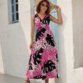 thumbnail image 2 of Animal Print Patterns Sleeveless Dress Woman Fashion Long Dresses Women's Summer Suit Dress 2025, 2 of 6