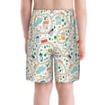 thumbnail image 3 of Cauagu Hand Drawn Cars Trucks Buses And Roads Print Swim Trunks for Men,Youth Boys Swim Shorts Compression Liner Beach Shorts Boys' Swimming Shorts 7-20 Years Bathing Suit-Large, 3 of 7
