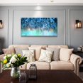 thumbnail image 3 of HFDF Abstract Wall Decor For Living Room Bedroom Wall Art Paintings Blue Abstract Painting Wall Artworks Hang Pictures For Office Canvas Prints Fashion Room Decorations Posters 10x8inch Framed, 3 of 6