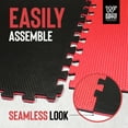 thumbnail image 2 of WF Athletic Supply High Density Reversible Premium Interlocking Foam Tiles - Perfect for Martial Arts, MMA, Home Gyms, P90x, Gymnastics, Cardio, and Exercise, 2 of 8