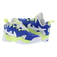 thumbnail image 3 of Nike Air Barrage Low GS Boys Shoes Size 4, Color: Grey/Blue/Lime, 3 of 4
