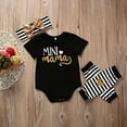 thumbnail image 2 of Multitrust Mama´s Mini Newborn Infant Baby Girl Romper+Leg Warmer+Headband Clothes Outfits, 2 of 5