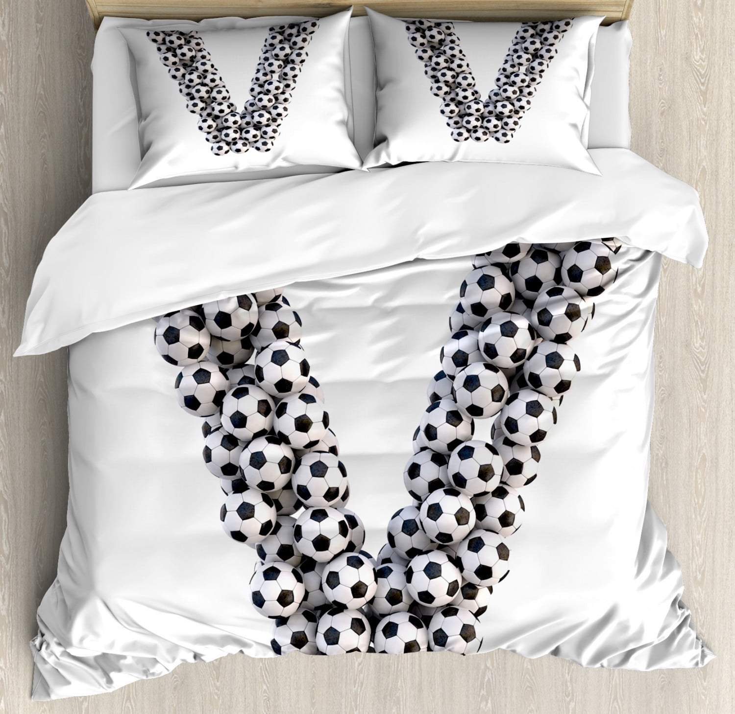100% Cotton Black White Diagonal Stripe Duvet Cover Set Queen Bedding Set 
