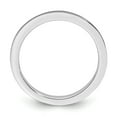 thumbnail image 2 of Sterling Silver Stackable Expressions White Enameled 1.5mm Ring - Size 7, 2 of 3