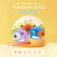 thumbnail image 2 of 1080P Kids Digital Camera Digital Video Camera for Kids Dual Lens 2.0 Inch IPS Screen 8X Zoom Selfie Timer OTG Music Game Play Built-in Battery with 32GB TF Card USB Card Reader Neck Strap Birthday, 2 of 9