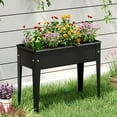 thumbnail image 5 of Costway Raised Garden Bed Elevated Metal Planter Box with Legs Drainage Holes Gardening Box, 5 of 10