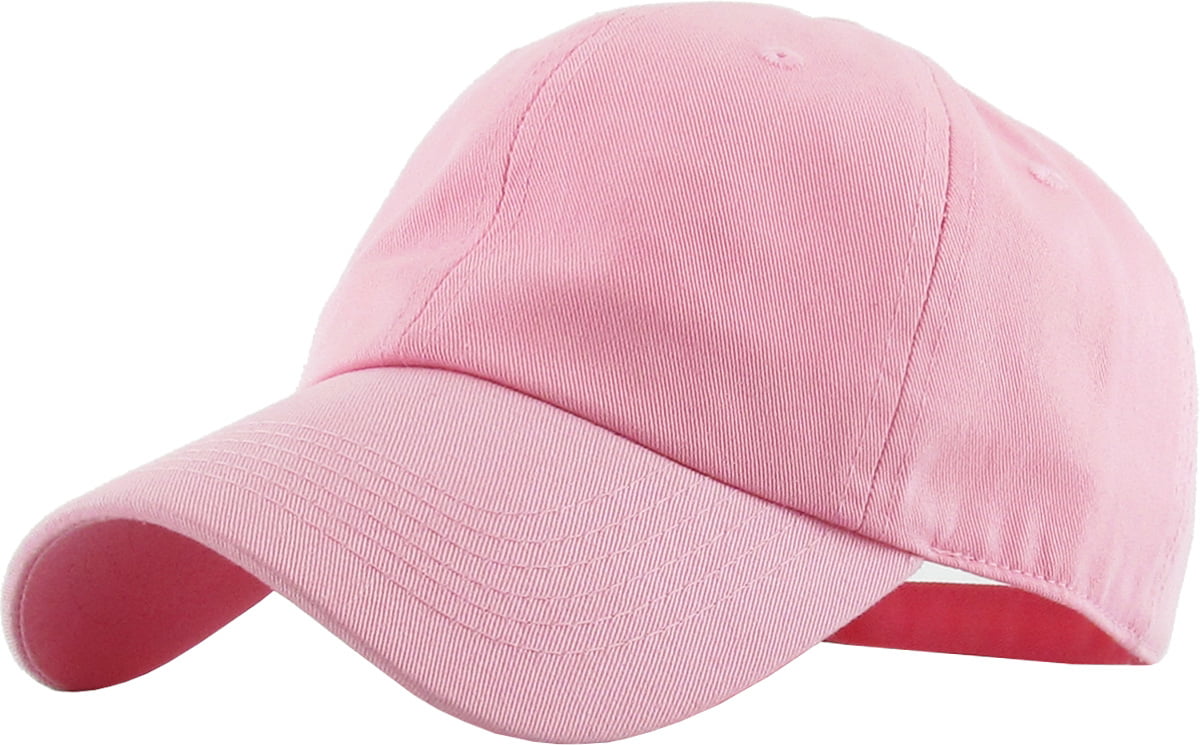 Men's Women's Baseball Caps Plain Hook-N-Loop Adjustable Solid Hat Polo Navy 