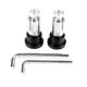 thumbnail image 4 of 22mm Motorcycle Rearview Mirror Rear View Side Mirrors CNC for Honda GROM MSX125 CB50, 4 of 4