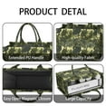thumbnail image 4 of Large Capacity Tote Bag,Green Brown Camo Forest Pattern Handbag Fashion Luxury Tote Bag,15.7"x13"x 5.1" Inches,Laptop Compatible, 4 of 6