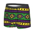 thumbnail image 2 of Kll Carnival Mardi Gras Men'S Cotton Boxer Briefs Underwear-X-Large, 2 of 9