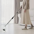 thumbnail image 4 of Iumwxz Foldable Rotating Handheld Wireless Cleaning Brush Long Handle Adjustable Extendable Multi-angle Multi-head Bathroom Kitchen Multi-mode Portable 1 Pack 红, 4 of 9