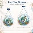 thumbnail image 2 of Ocean Theme Pearl Art DIY Kit Sea Turtle Animal Diamond Art (Style 4, 12in) | Sea Turtle Pearl Diamond Suncatcher Kit Sparkling Coastal Wall Decor for Windows, Trees, Walls And Holiday Gifts, 2 of 7
