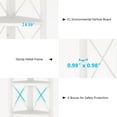 thumbnail image 6 of TribeSigns 5 Tiers Corner Shelf Bookshelf, Modern Small Corner Bookcase Plant Stand, White, 6 of 7