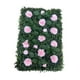 thumbnail image 3 of Panel de pared de césped artificial con flores, panel de pared verde para el hogar, telón de fondo floral, planta artificial para cubierta, día de San Rosa, 3 of 8