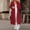 *Red, variant on ClodeEU Women's Long Hooded Velvet Soft Cardigan ,Plus Size Open Front Drape Coat,Fall Long Sleeve Cardiganc White,Womens Plus L