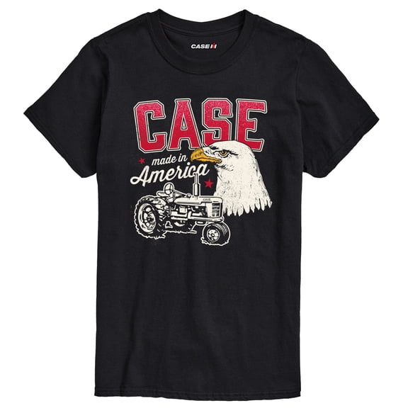 Case IH - Retro Case Old Abe And Tractor - Men's Short Sleeve Graphic T-Shirt