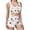White, variant on Women's Fleece Pajamas Set Cute Fuzzy Loungewear Sleeveless Crop Tank Top Shorts Polka Dot Sleepwear Lounge Sets, XXL
