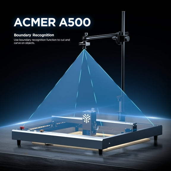 ACMER A500 Lightburn Camera 450*450mm Photography Area Engraver Camera for ACMER P1, P2&Most Laser Engraver Support Work Preview, Multitask Operation, Precise Positioning