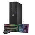 thumbnail image 1 of Dell Optiplex PC de Bureau Gaming 3050 Ordinateur Intel Core i5 3.20 GHz NVIDIA GeForce GT 1030 2 Go 8 Go RAM 256 Go SSD Win 10 Pro WIFI, Clavier & Souris Gaming PC - Remis à Neuf, 1 of 4