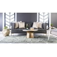 thumbnail image 4 of Rugs Botanical Shag Collection Green Shag Area Rug, 8' x 10', Ultra-Soft, 4 of 9