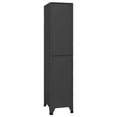 thumbnail image 2 of vidaXL Locker Cabinet Anthracite 38x45x180 cm Steel, 2 of 5