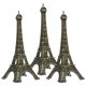 thumbnail image 1 of 3 piezas de Torre Eiffel, modelo de Torre Eiffel, estatua metálica, figura arquitectónica artesanal para recuerdo, 1 of 4