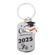 thumbnail image 3 of Clase de graduación Llavero significativo Titanium Steel Key Ring Accesorios de graduación ideal Souvenir inspirador para graduados Soporte de llave para carteras, 3 of 5