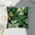 thumbnail image 2 of PHYHOO ST Patricks Day Throw Pillow Covers, Stripes Decoration for Sofa Couch, 2 of 5