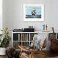 thumbnail image 4 of Art.com Racing Home, The Cutty Sark Art Print by Montague Dawson, White Frame Wall Art, 40" x 32", 4 of 5
