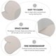 thumbnail image 4 of Silicone Pet Food Mat Indoor Dog Feeding Mat Wear-Resistant Cat Bowl Mat, 4 of 4