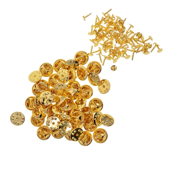 Tachuelas para corbatas Monstrate Paquete de 100 dorado
