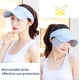 thumbnail image 3 of Gorra de visera solar de verano para mujer, gorra de golf ajustable con visera retráctil, protección UV, gorra deportiva para playa o tenis, 3 of 6