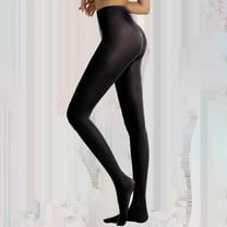 Black Women's Tights, Semi Opaque Girls Leggings Solid Color Footed Pantyhose Tights,Women's Accessories Tights XL