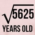 thumbnail image 3 of CafePress - 75 Years Old Square Root T Shirt - Women's Classic T-Shirt, 3 of 4