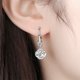 thumbnail image 2 of Pendientes de moda de estilo japonés y coreano, pendientes largos de temperamento coreano, gancho para la oreja de trébol de cuatro hojas para mujer, 2 of 6