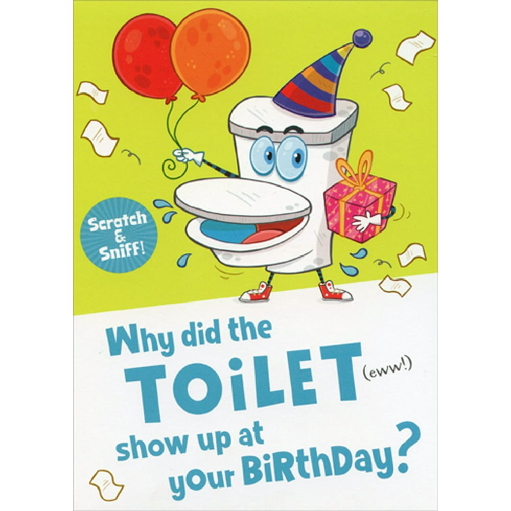 Paper House Productions Toilet Potty Party Scratch and Sniff Juvenile